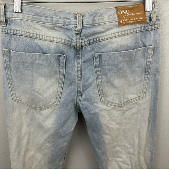 ONE By One Teaspoon Awesome Baggies Distressed Boyfriend Denim Jeans Size 26 - Picture 9 of 16